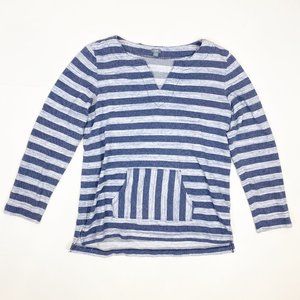 Aerie Pull Over Sweatshirt Top V-Neck Size Large L